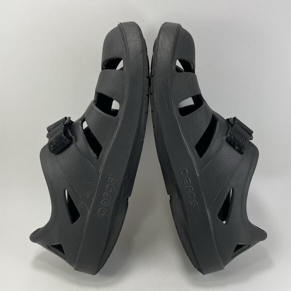 OOFOS OOcando Sport Black Unisex M10/W12 Recovery Comfort Closed Toe Clog main image 4